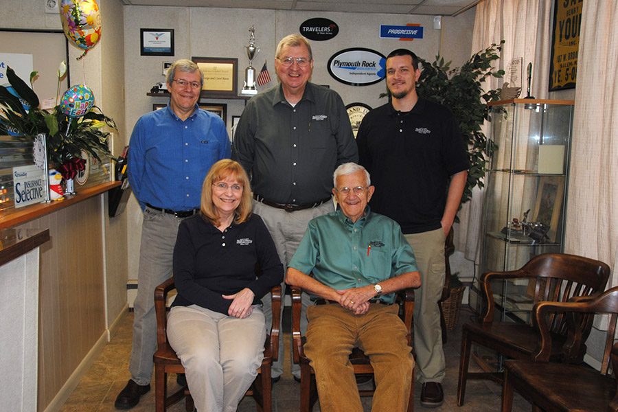 About Our Agency - Portrait of Henry D Young Inc Insurance Employees in the Office Waiting Area